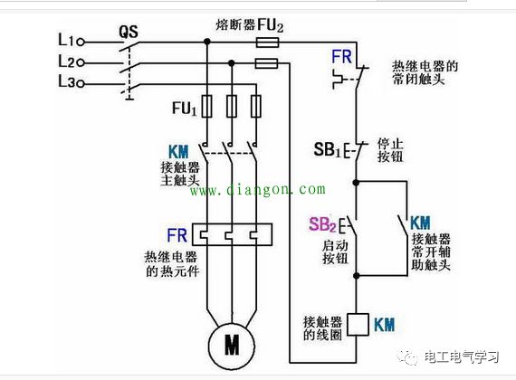 电气控制原理图电气工作原理分析